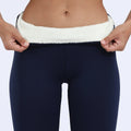 Leggings Femininas de Inverno com Veludo e Elasticidade, Cintura Alta e Térmicas / Calças Leggings Femininas Casuais Grossas de Inverno