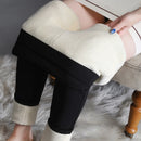 Leggings Femininas de Inverno com Veludo e Elasticidade, Cintura Alta e Térmicas / Calças Leggings Femininas Casuais Grossas de Inverno