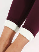 Leggings Femininas de Inverno com Veludo e Elasticidade, Cintura Alta e Térmicas / Calças Leggings Femininas Casuais Grossas de Inverno